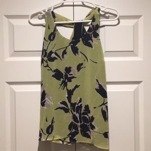 Green and black tank top